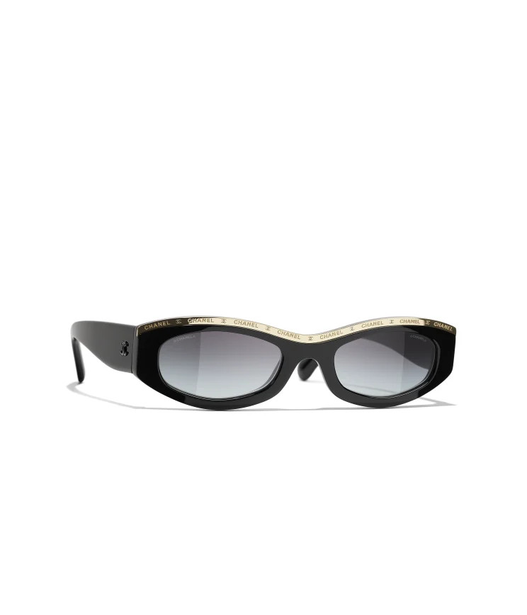 Sunglasses: Oval Sunglasses, acetate — Fashion | CHANEL | Chanel, Inc. (US)