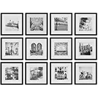 Perfect 16FW2233 12 Piece Black Square Photo Picture Hanging Template Gallery Wall Frame Set (12 x 1 | Walmart (US)