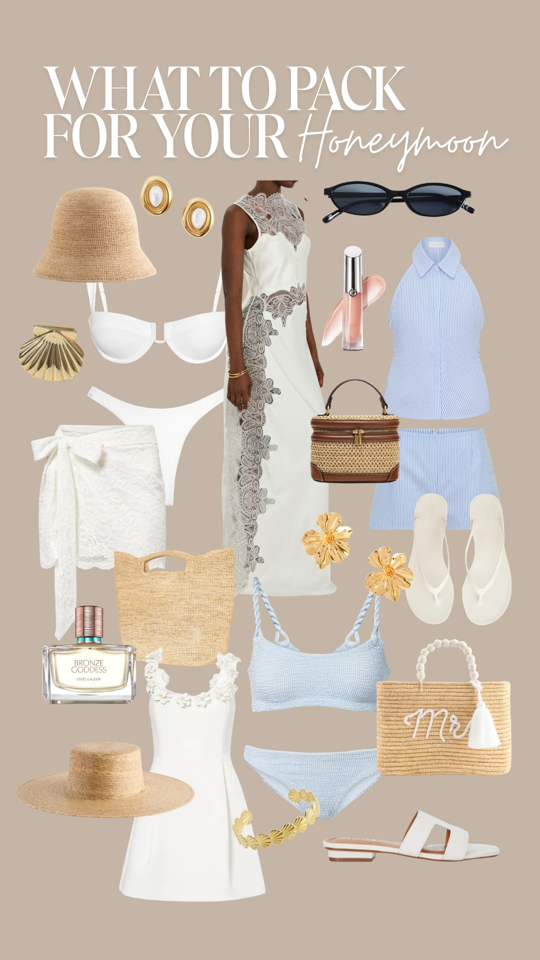 What to pack for your honeymoon 🤍

#LTKsummer #LTKeurope #LTKswimwear