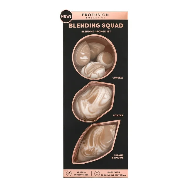 Profusion Cosmetics Blending Squad Blending 7pc Make up Sponges | Walmart (US)