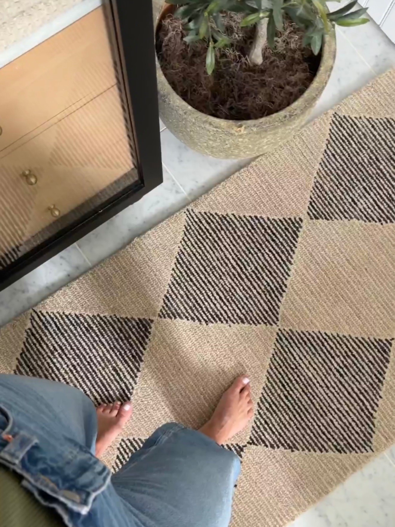 The best checkered rug