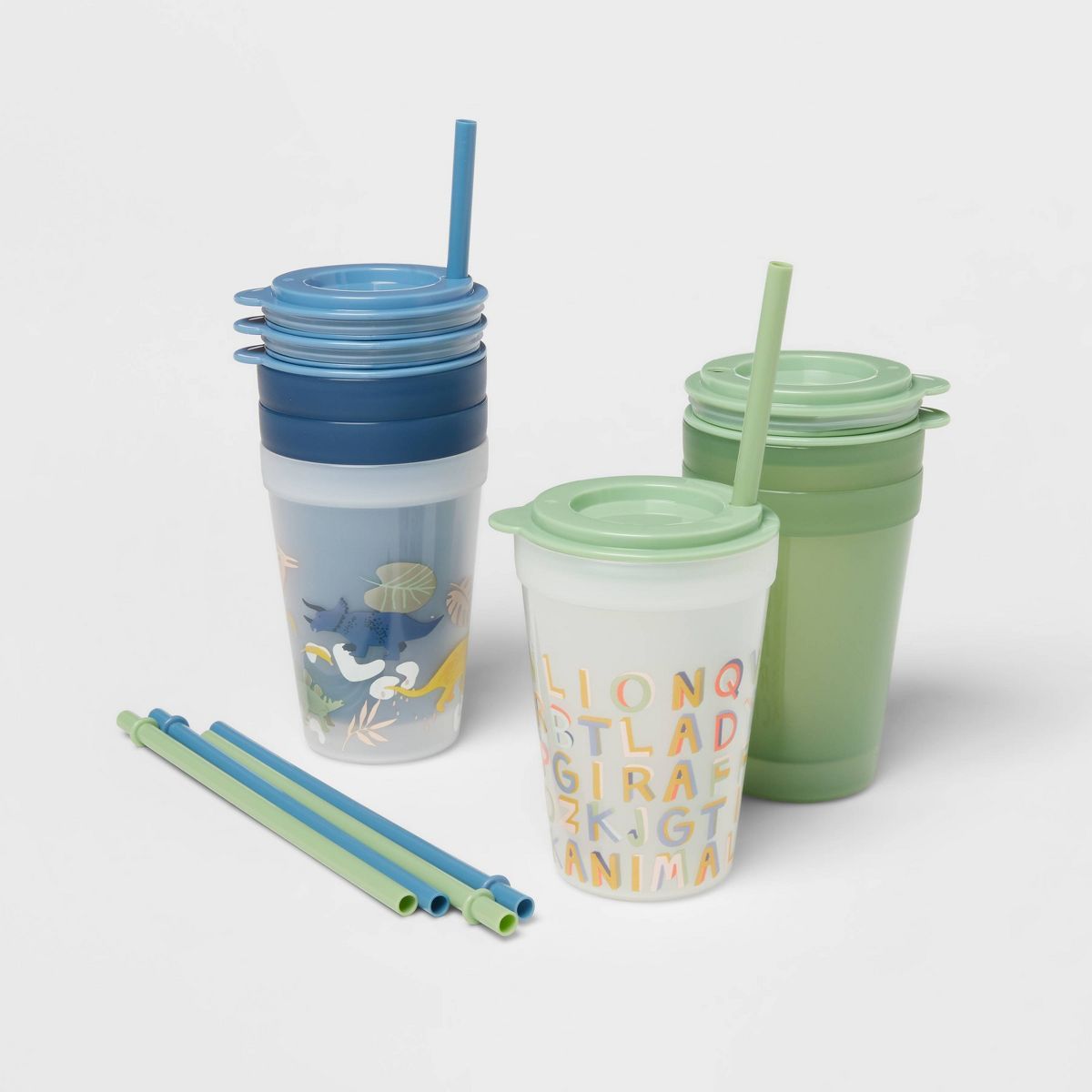 18pc Plastic Kids' Drinkware Set - Pillowfort™ | Target