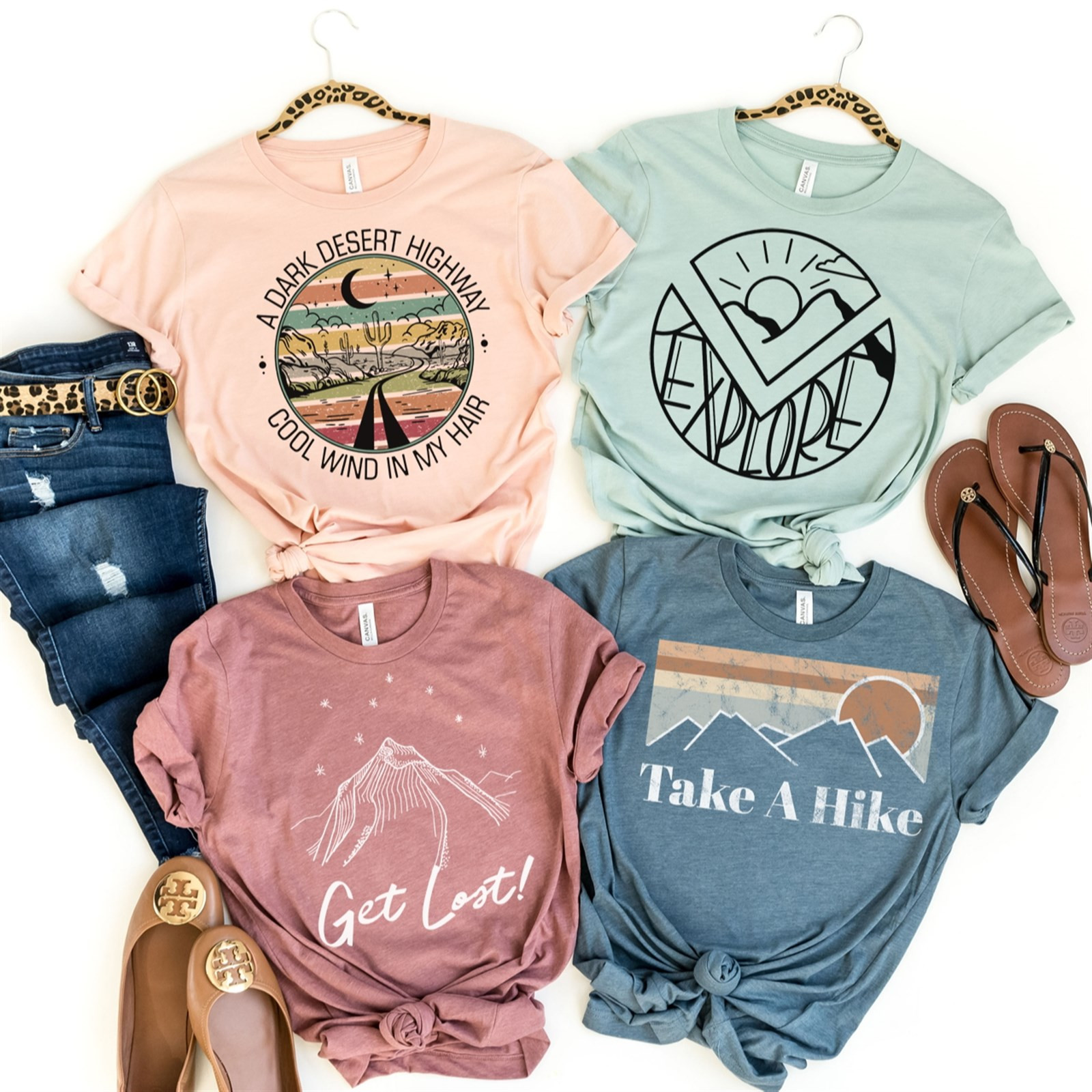 Explore and Get Lost Wanderlust Tees | Jane