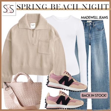 Another way to style your new balance 327 sneakers! This sweater top has a great notch and with jeans becomes an amazing casual spring outfit!

#LTKSeasonal #LTKover40 #LTKstyletip
