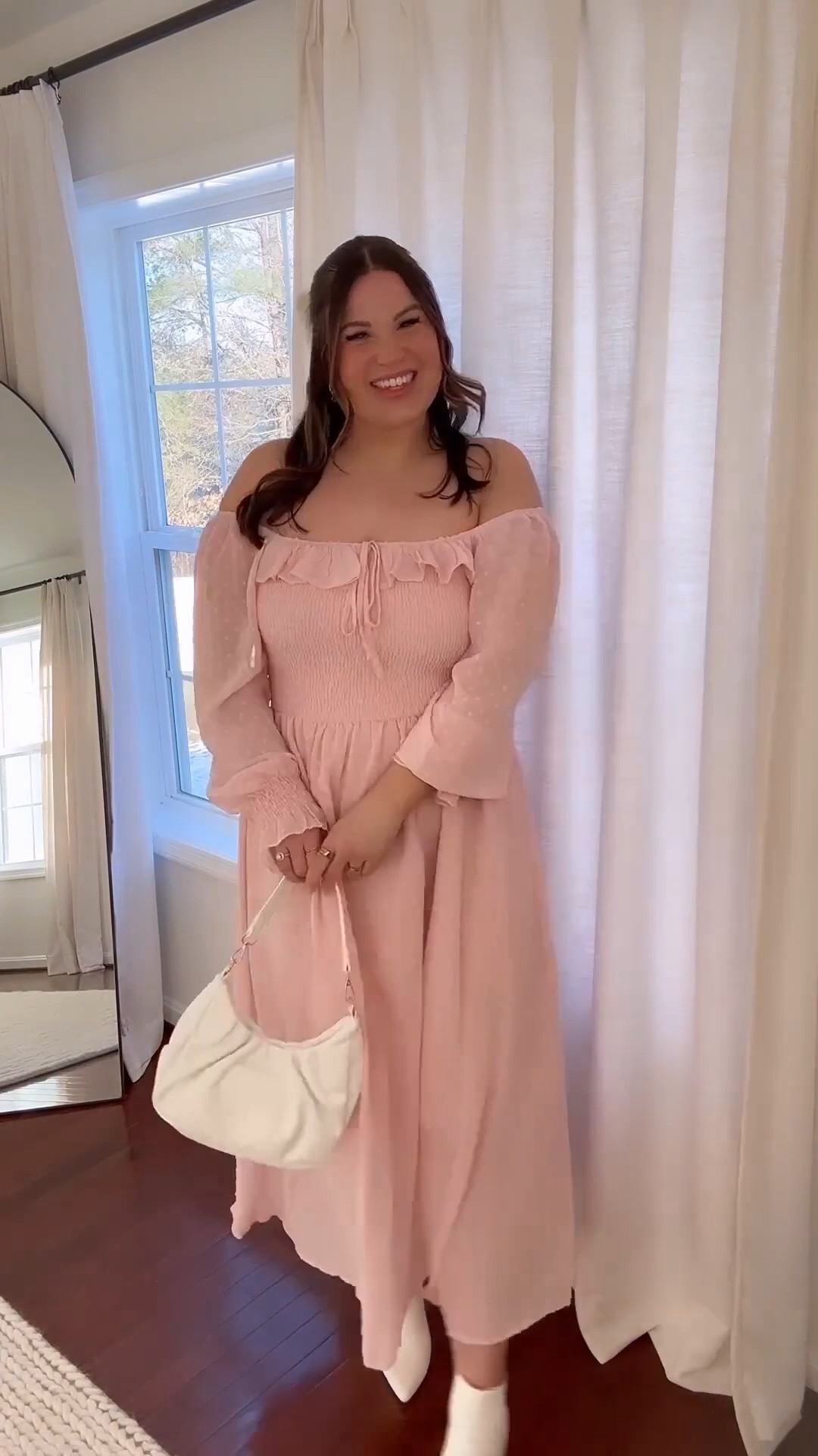 Midsize Valentine’s Day outfit! 
Bra- size 40D (sized up in band based on reviews)
Dress- size XL (spacious and stretchy could have sized down) 
Booties- size 10 *similar bows 

Womens style, amazon fashion, Valentine’s Day 



#LTKMidsize #LTKSeasonal #LTKFindsUnder50