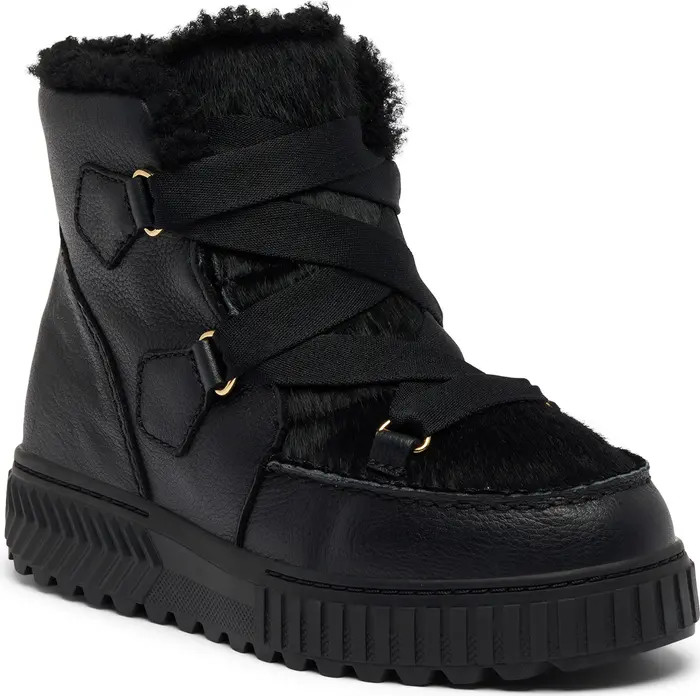 One Ave™ Alpine Genuine Shearling Waterproof Boot (Women) | Nordstrom