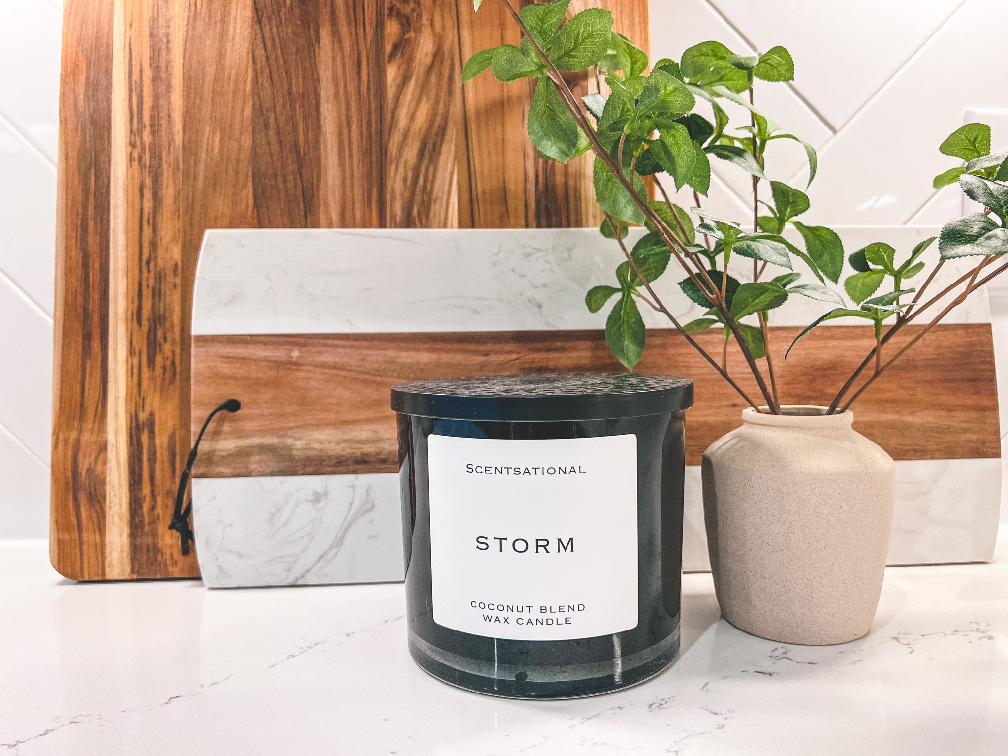 This candle is the dupe for the Anthropology Volcano Capri Blue scent for a fraction on the cost. You can find it at Walmart or any Home Goods or Marshall’s. I cleared the shelves at the store and felt like I won the lottery and my house has the perfect spring scent. #dupe #anthropologydupe #candle #home #kitchen #kitchendecor #cuttingboard #spring

#LTKFind #LTKhome #LTKGiftGuide