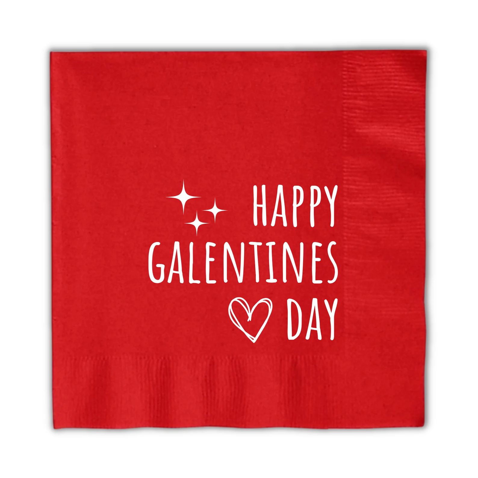 Galentines Day napkins, HAPPY GALENTINES DAY, Valentines Day Gift, Galentines Party, Beverage Nap... | Etsy (US)
