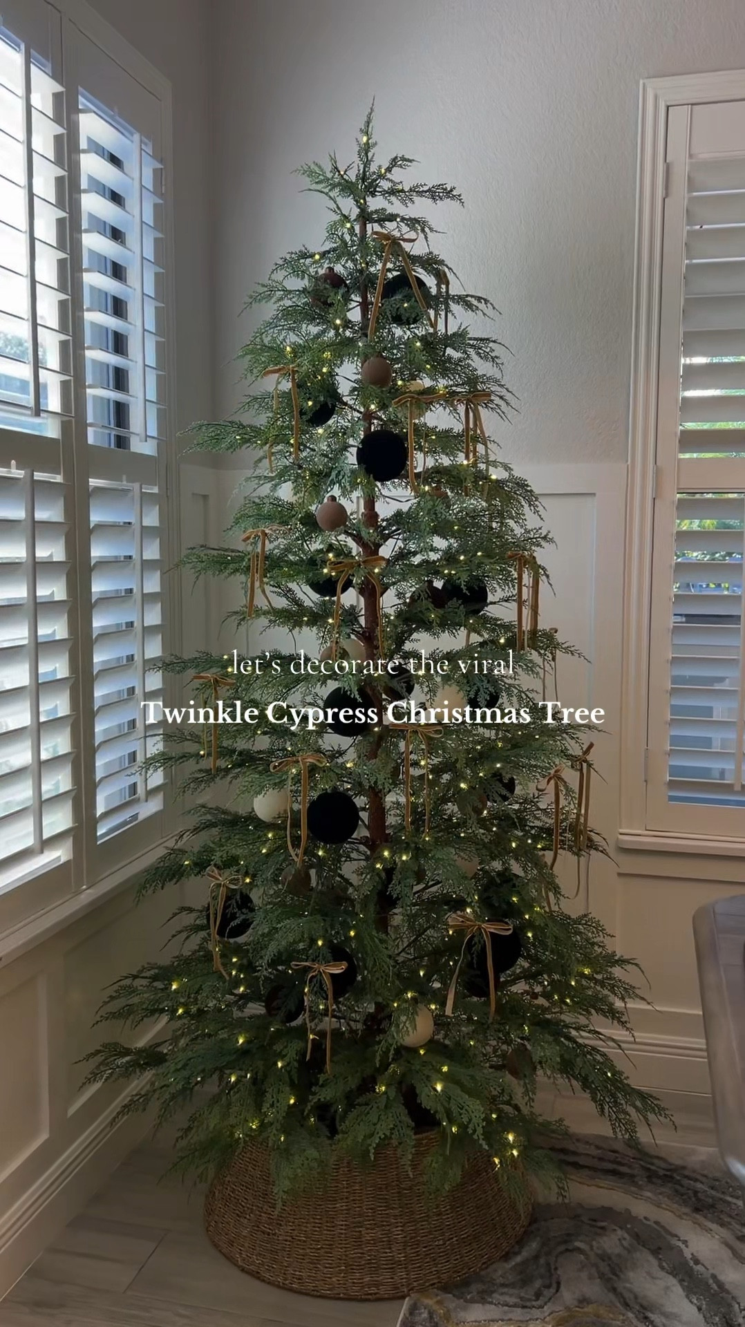 Twinkle Cypress Tree - beautiful theme with all velvet ornaments - woodsy and cozy take on warmth #LTKHoliday

#LTKSeasonal #LTKHome