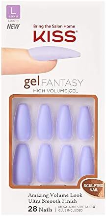 Kiss Nails Gel fantasy Sculpted Nails - Night After, 1 Count | Amazon (CA)