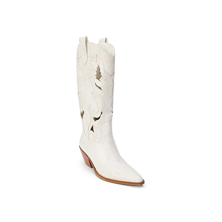 Matisse Alice Western Boot | Women's | Vintage White | Size 7.5 | Boots | DSW