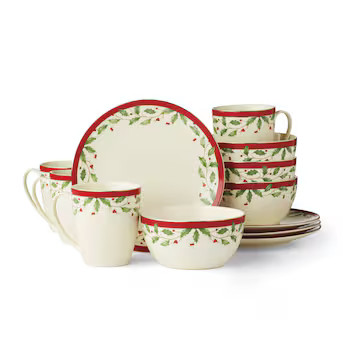 LENOX 12 -Piece Holiday Porcelain Dinnerware | Lowe's