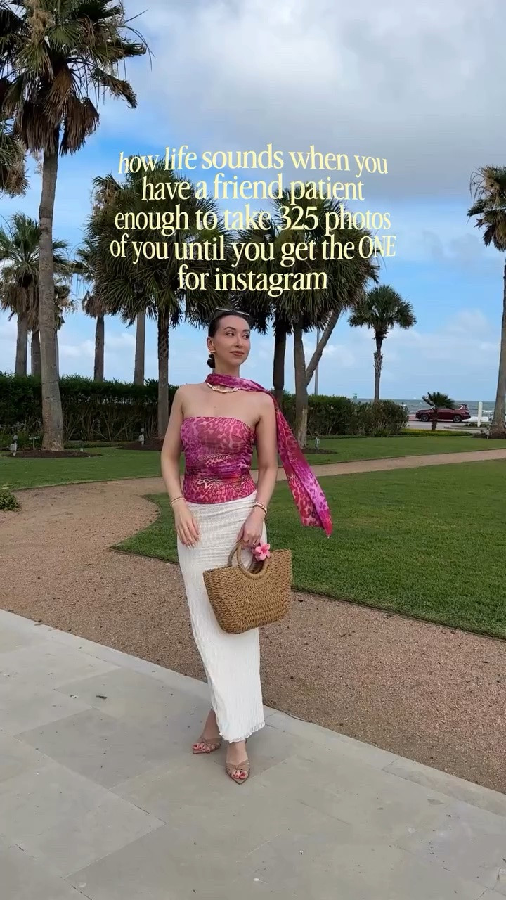 girlhood is taking hundreds of versions of the same pic just to pick one to post on ig🫶

• scarf top: peppermayo breaking news top - wearing s (added similar! if shopping on poshmark , use MARYWOREWHAT upon sign up to get credit $$)
• white maxi skirt: peppermayo blakely skirt - wearing s (should have sized up) 
• woven straw basket purse: amazon 
• neutral strappy stiletto heels: tony bianco via amazon 
• sunnies: amazon 

#girlyinspo #poseideasforgirls #girlhood #justgirlthings #relatable [ibizacore, summer outift ideas, june style, fuschia top, leopard print, cheetah print, y2k, beach ootd, poolside fashion, printed tube top]

#LTKootd #LTKSaleAlert #LTKSeasonal