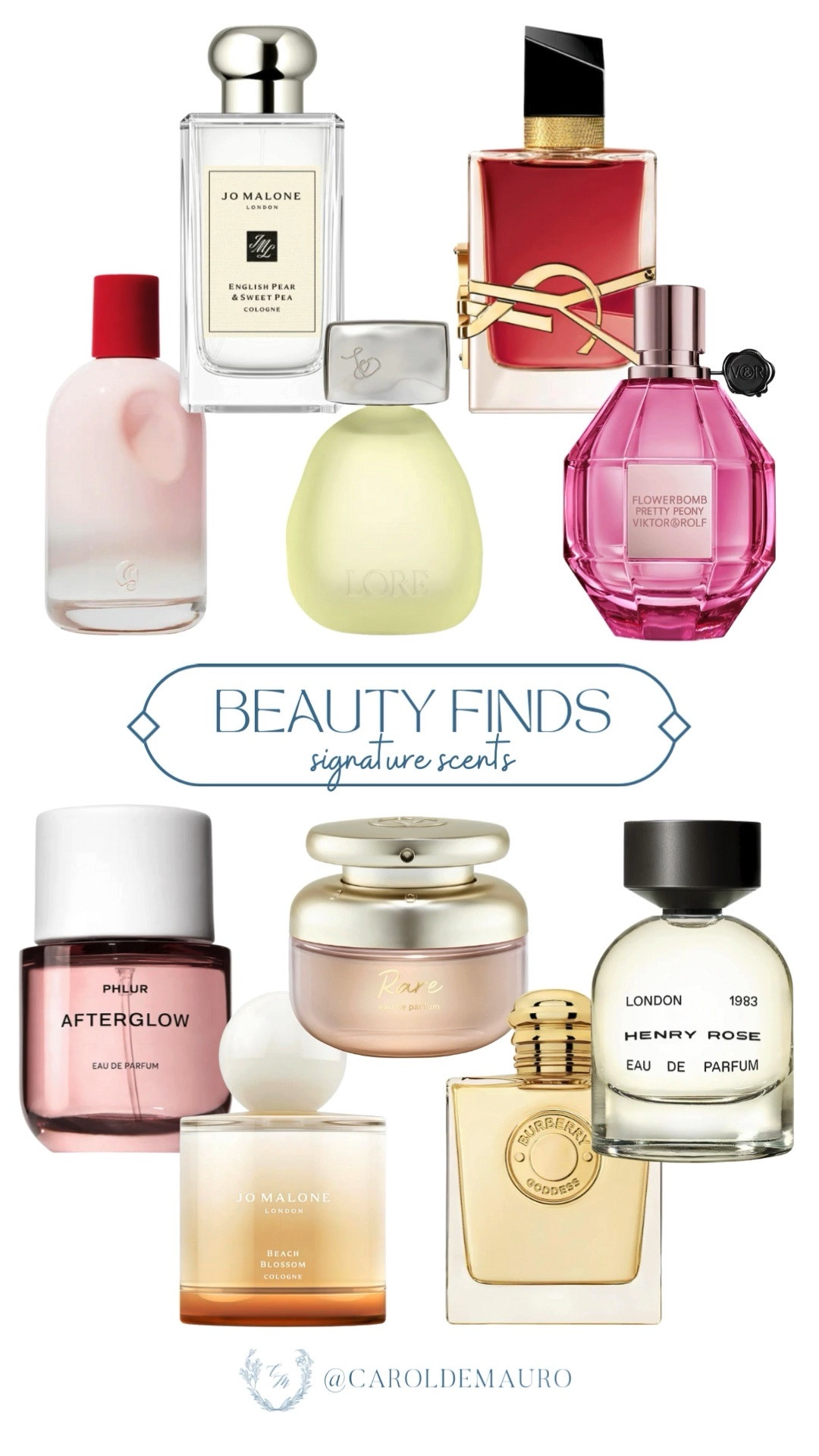 We’ve rounded up the internet's list of trending brands to help you discover your ultimate signature scent from Jo Malone, YSL, Phlur, Burberry, and more! Shop all of them at Sephora.

vday gifts, selfcare finds, beauty must haves, everyday wear, fragrance collection, luxury perfume, clean girl aesthetic, scent of the day

#LTKBeauty #LTKSeasonal #LTKU