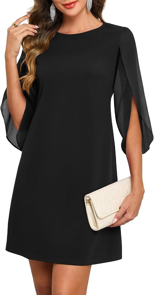 oten Women's 2026 Flutter Sleeve Cocktail Wedding Guest Short Dresses | Amazon (US)