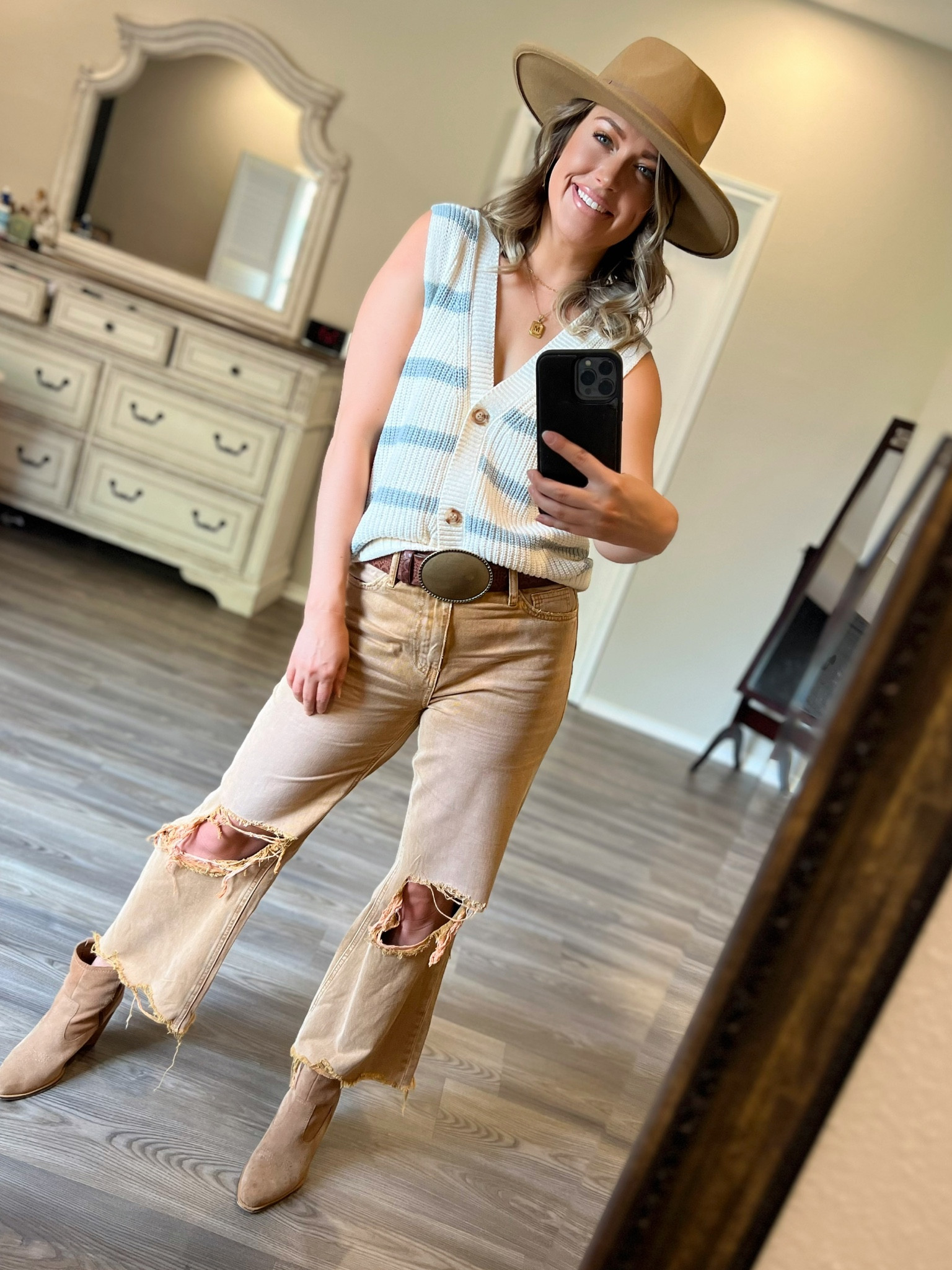 Boho western style, wide legged pants, lightweight sweater vest, small shop, shop small, small business Saturday, western outfit idea, western ootd, boho western vibes 

#LTKSeasonal #LTKFind #LTKstyletip