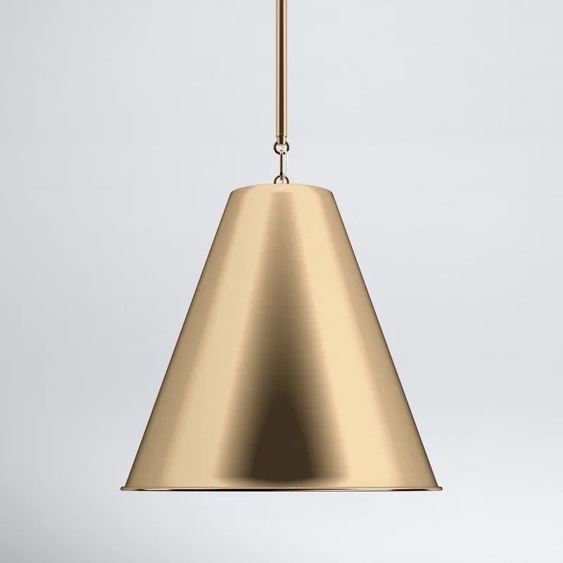 Camariae Single Light Metal Steel Dimmable Pendant | Wayfair North America