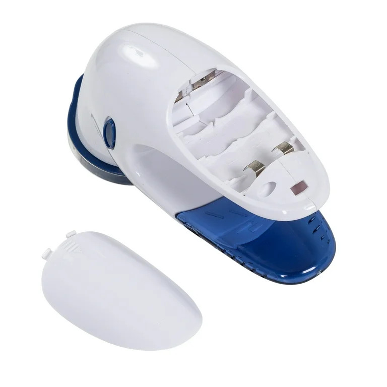 Mainstays Travel Lint Remover & Shaver, Compact, Portable, Fabric Safe, Battery Operated, White/B... | Walmart (US)