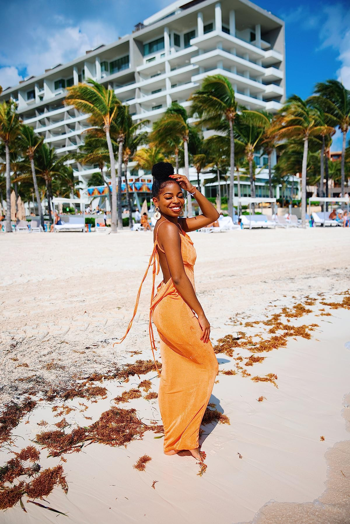 ccisppal Women's Summer Spaghetti Strap Sexy Sleeveless Backless Bodycon Party Club Cocktail Maxi Dr | Amazon (US)