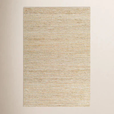 Hand-Woven Striped Jute Rug | Wayfair North America