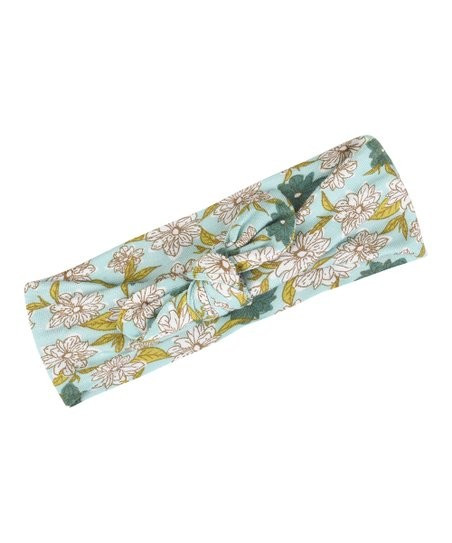 Blue & Green Floral Headband | Zulily
