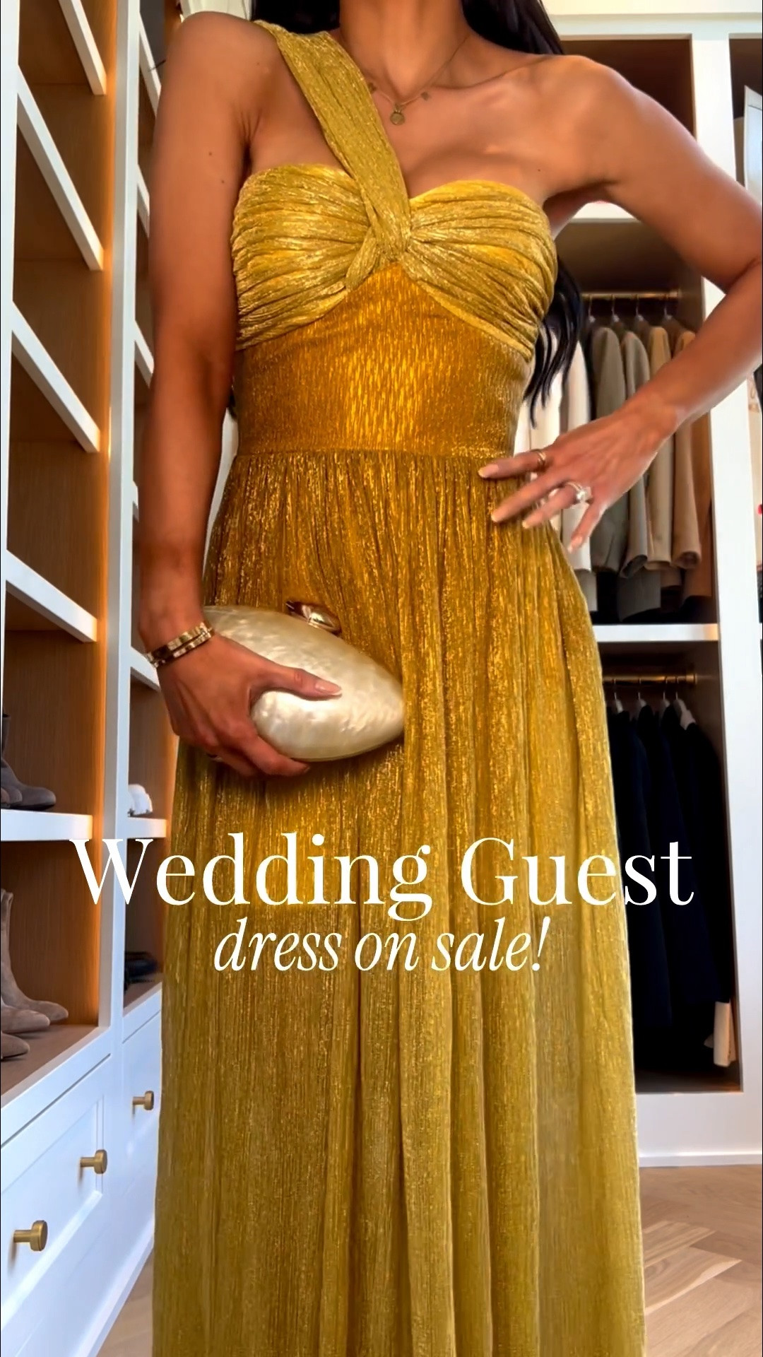 Saks spring sale - take $50 off every $200
This metallic one shoulder dress would be perfect for a summer wedding!

Wedding guest dress

#LTKOver40 #LTKSaleAlert #LTKWedding