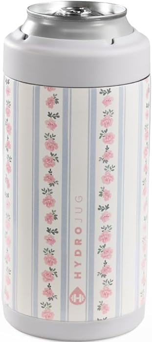 HydroJug Slim Can Cooler - 2-in-1 Insulated Can Cooler Cup - Stainless Steel Slim Can Holder with... | Amazon (US)