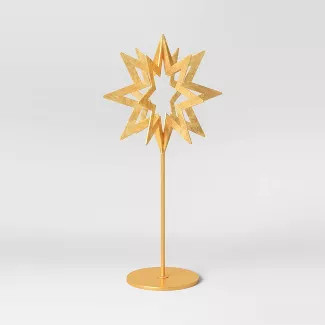 Tall Starburst Decorative Figurine Brass - Threshold™ | Target