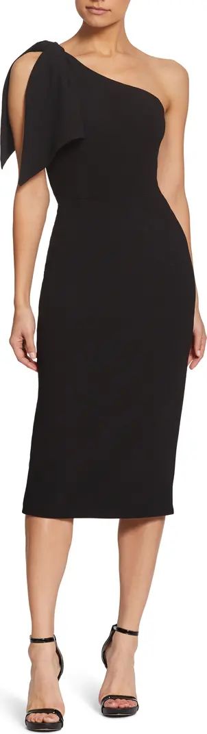 Dress the Population Tiffany One-Shoulder Midi Dress | Nordstrom | Nordstrom