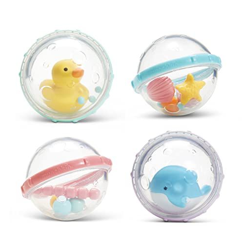 Munchkin® Float & Play Bubbles™ Baby and Toddler Bath Toy, 4 Count | Amazon (US)