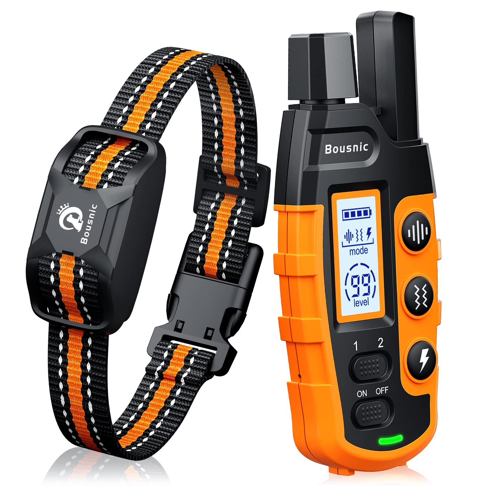 Bousnic Dog Shock Collar - 3300Ft Dog Training Collar with Remote for 5-120lbs Small Medium Large... | Amazon (US)