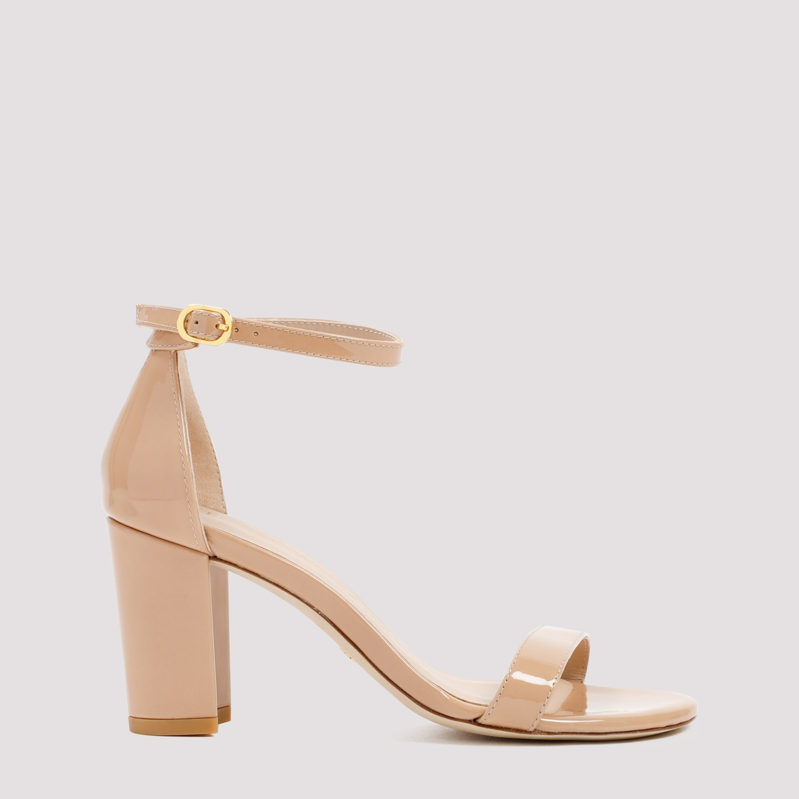 Stuart Weitzman Leather Nearlynude Sandals | Italist.com US