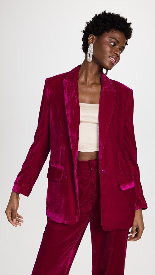 endless rose Matte Velvet Blazer | SHOPBOP | Shopbop