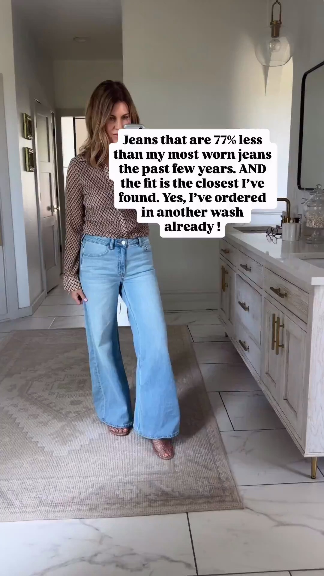 Love these jeans. I get my true size

#LTKOver40