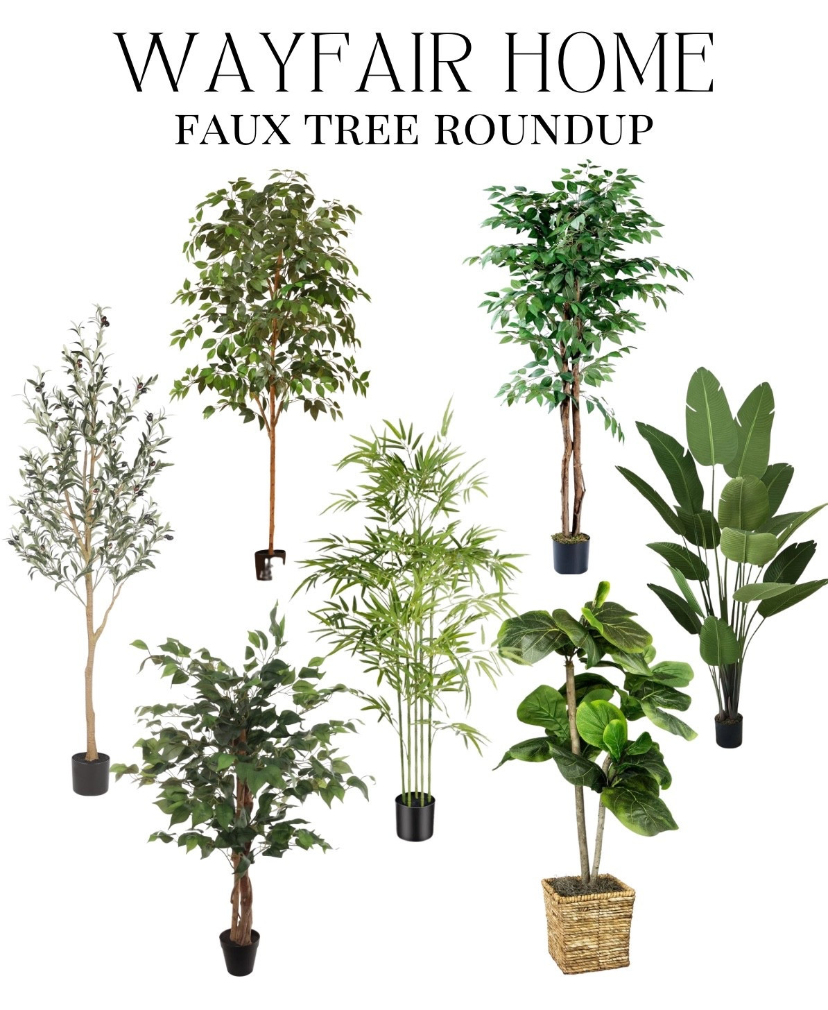 Wayfair home faux tree round up 🙌🏻🙌🏻

#LTKSeasonal #LTKHome #LTKdayinmylife
