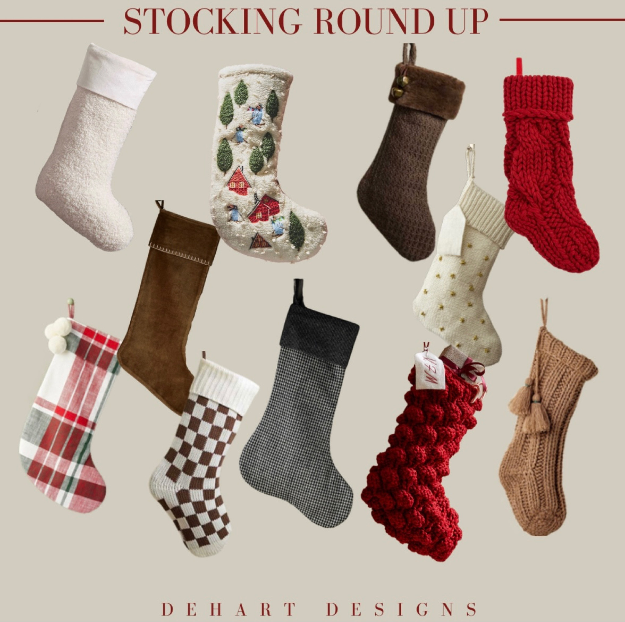 Festive Plaid Christmas Stocking … curated on LTK