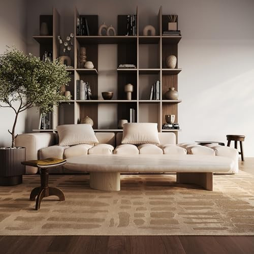Nuloom Belen Geometric 5' x 8' Machine Washable Area Rug for Living Room Bedroom Dining Room, San... | Amazon (US)
