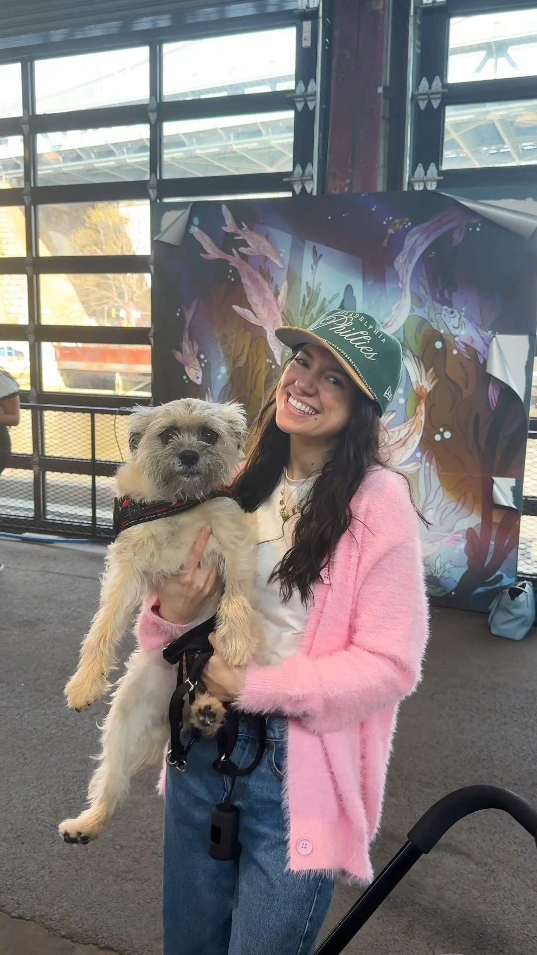 Thinking pink at Cherry Street Pier! 🌸 Keeping it casual with my favorite Phillies green and this cozy fuzzy cardigan. 

Shop the Look Break-down:
• The Topper: Green Philadelphia Phillies Script Snapback/Dad Hat.
• The Layer: Oversized fuzzy button-up cardigan in Bubblegum Pink.
• The Base: Classic white crewneck tee.
• The Denim: High-waisted barrel leg light wash jeans.
• The Shoes: Matching pink & green sneakers to tie it all together!

#LTKPetite #LTKdayinmylife #LTKootd

#LTKootd #LTKPetite #LTKdayinmylife