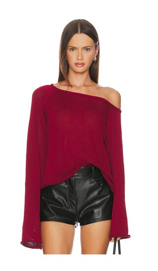 Cali Jumper in Wine | Revolve Clothing (Global)