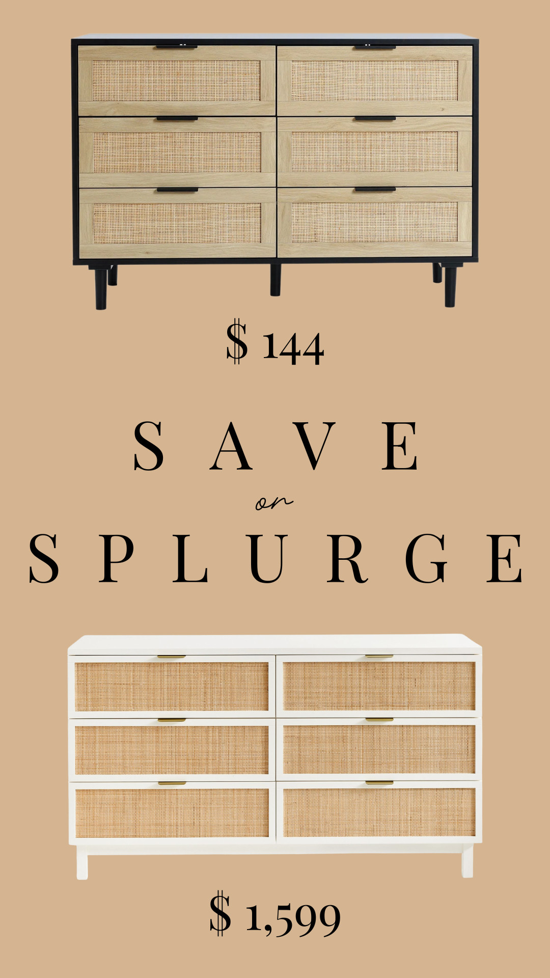 Save or Splurge Rattan Dresser!

furniture, home decor, interior design, bedroom #Wayfair #PotteryBarn 

 #LTKHome #LTKSaleAlert