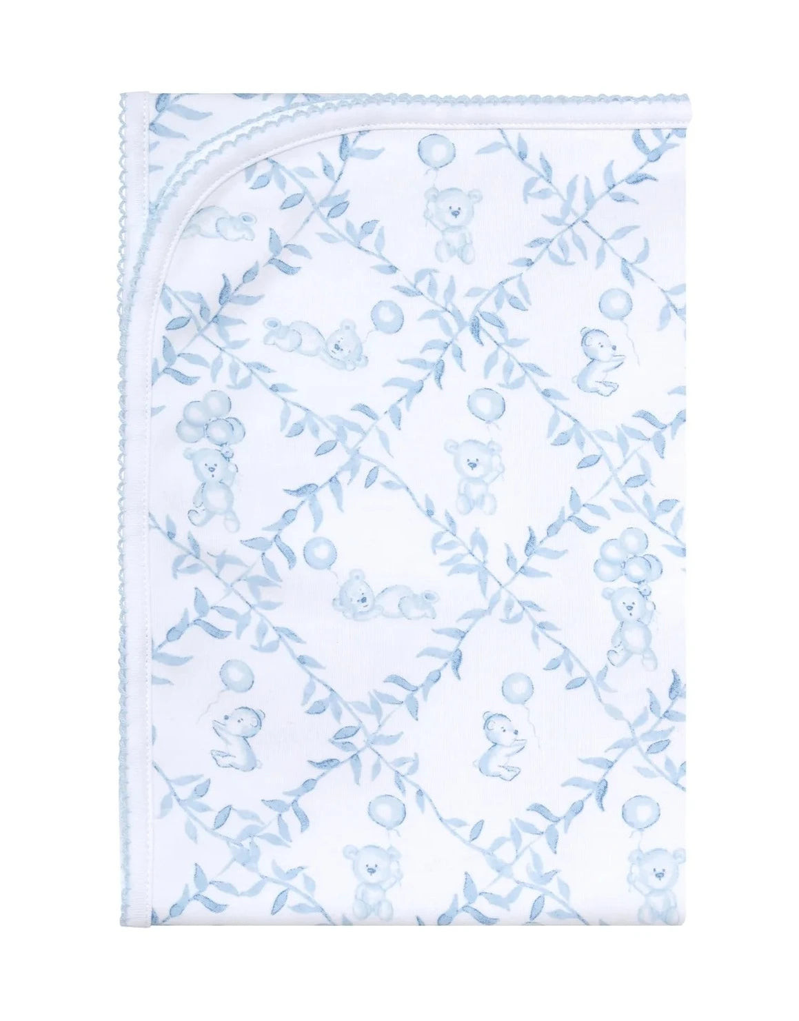 Nellapima Bears Trellace Blanket - Blue | JoJo Mommy