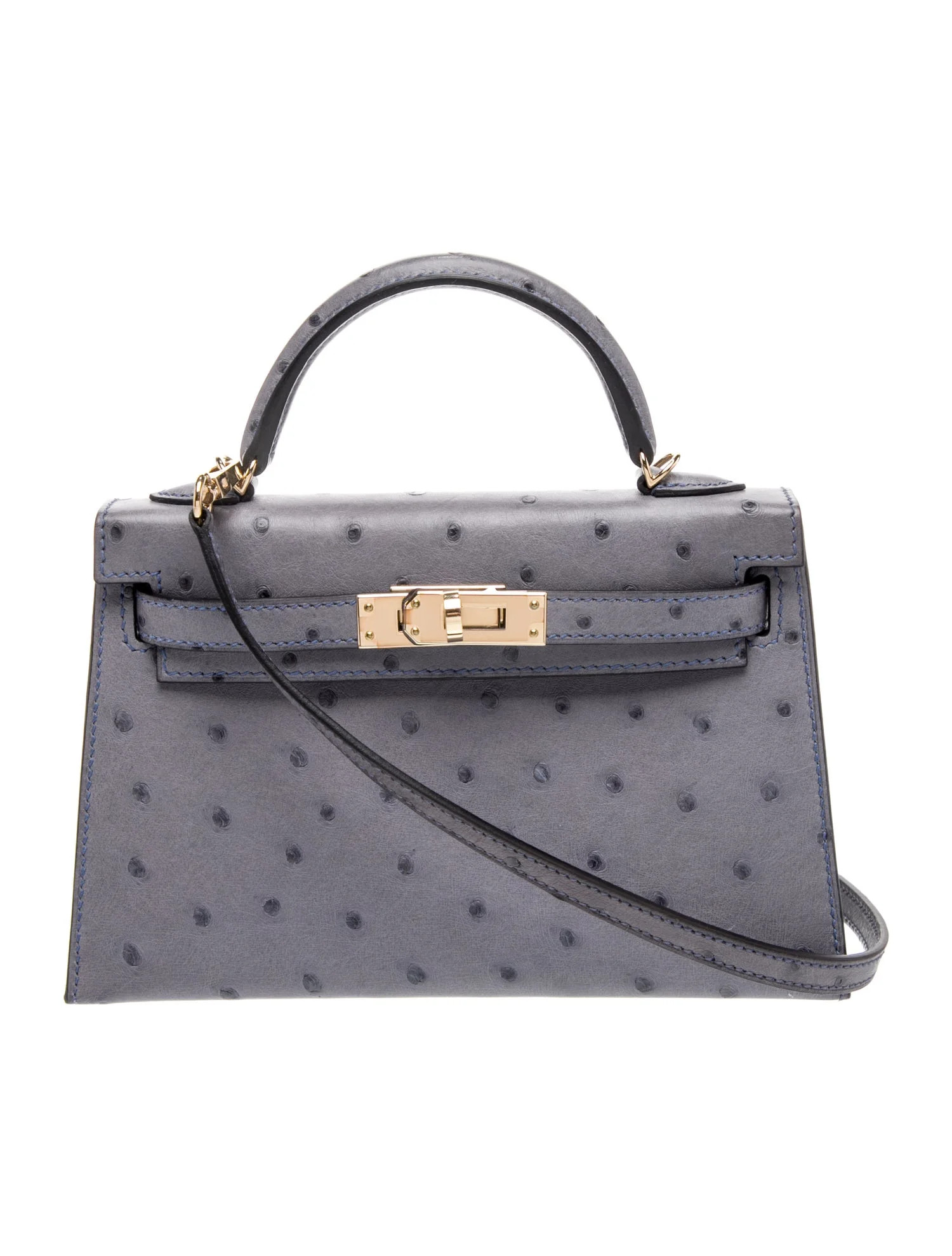 Special Order Ostrich Mini Kelly II Sellier 20 | The RealReal