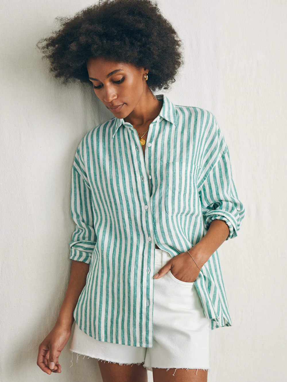 Laguna Linen Relaxed Shirt | Faherty