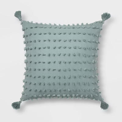 Euro Clipped Tassel Decorative Throw Pillow - Opalhouse™ | Target