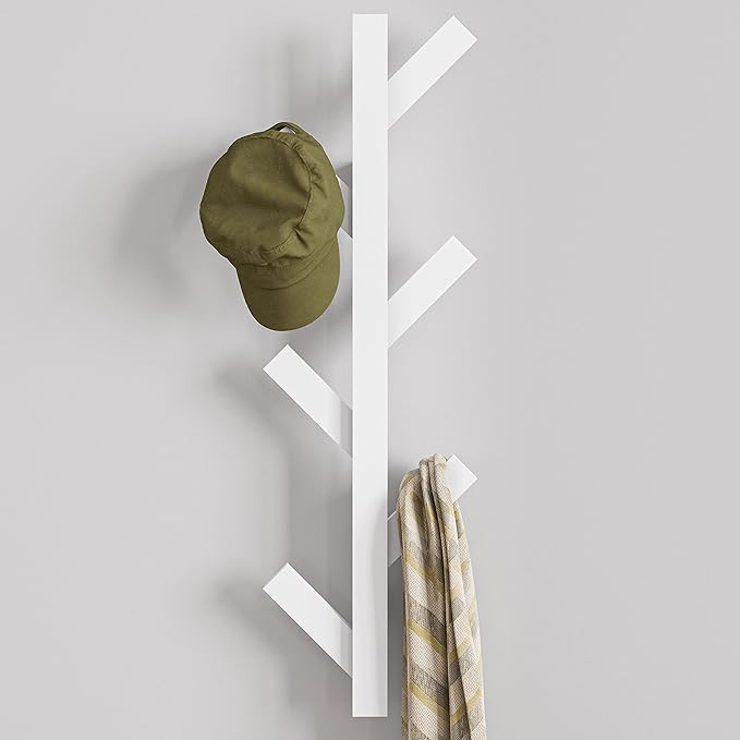 Ballucci Tree Coat Rack Wall Mounted, Wood Tree Branch Coat Hooks for Hats, Caps, Scarves, Umbrel... | Amazon (US)