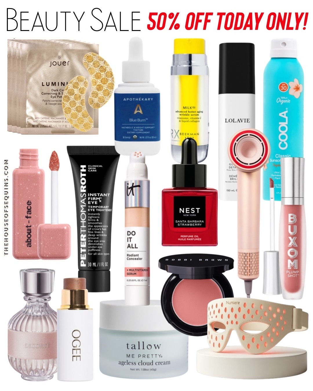 Shop Ulta’s 21 Days of Beauty Event! 50% OFF select items TODAY ONLY! 

