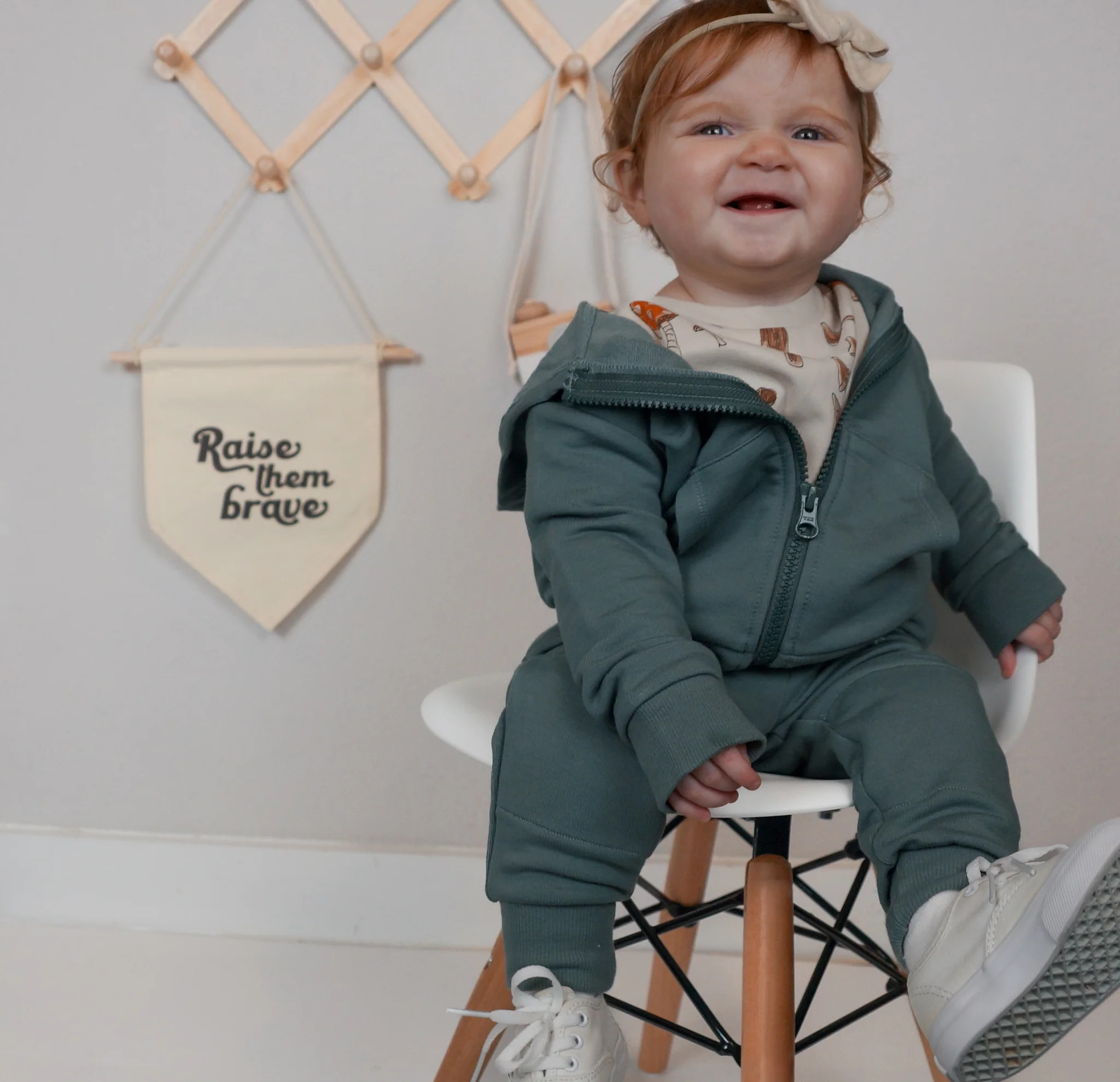 JOGGERS- Slate Bamboo French Terry | millie + roo