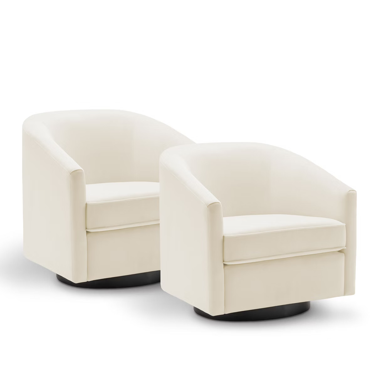 eLuxury Swivel Barrel Chair, Set of 2 | Target