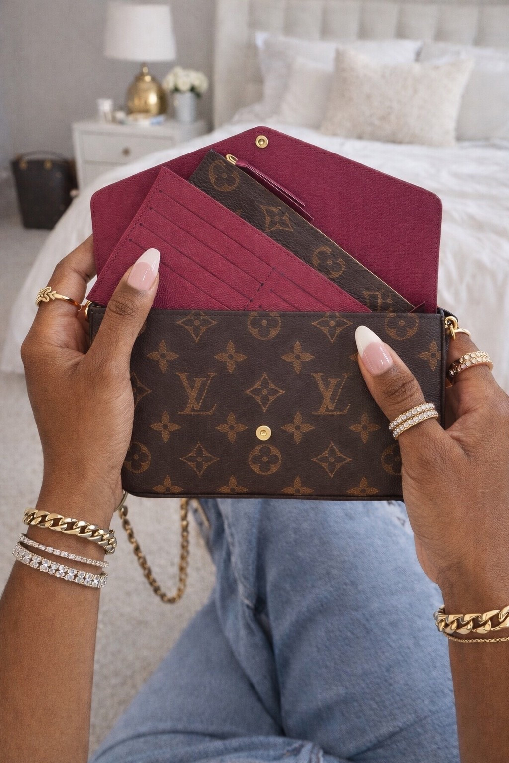 Designer-Inspired Brown & Pink Crossbody Bag | Everyday Luxury Look | SHEIN Finds


SHEIN finds, designer inspired bag, brown monogram bag, pink bag details, crossbody bag, wallet on chain, luxury inspired accessories, affordable luxury, handbag finds, bag styling, everyday bag, neutral accessories, pink and brown aesthetic, gold jewelry stack, casual chic outfit, denim outfit idea, elevated everyday style, fashion finds, spring accessories, travel bag, date night accessories, influencer finds, luxe for less, trendy accessories, cute bag find, everyday essentials, women’s accessories, chic handbag, LTK fashion, accessory finds


#LTKootd #LTKSaleAlert #LTKWorkwear