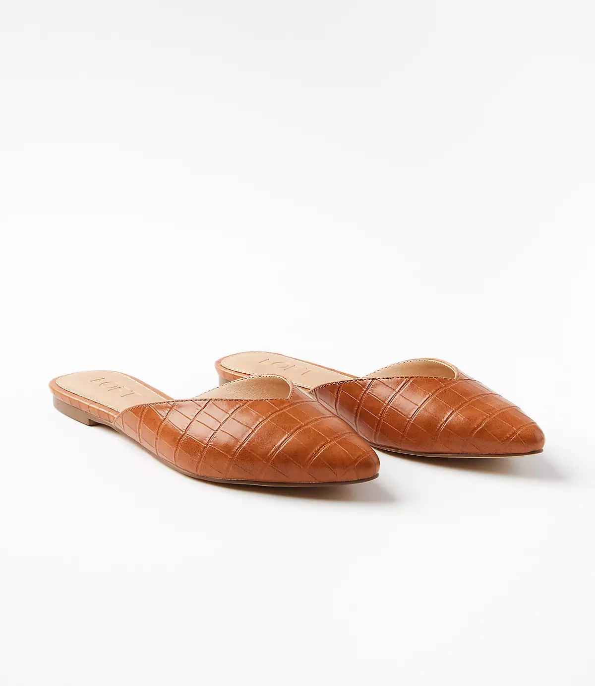 Embossed Mule Flats | LOFT